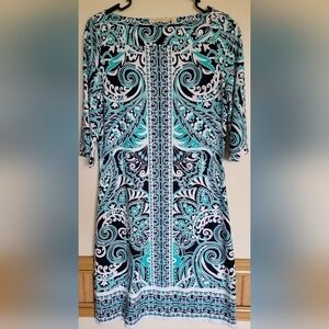 Maria Gabrielle Women's Blue Tone Detail Dress Size Small